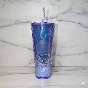 Starbucks Winter 2024 Gradation Cold Cup 24oz Iridescent Prism Venti Tumbler NWT